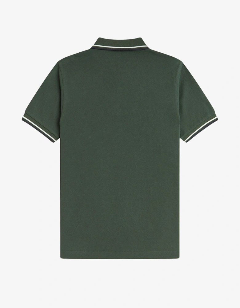 M3600 Twin Tipped Shirt - Court Green/Snow White/Navy