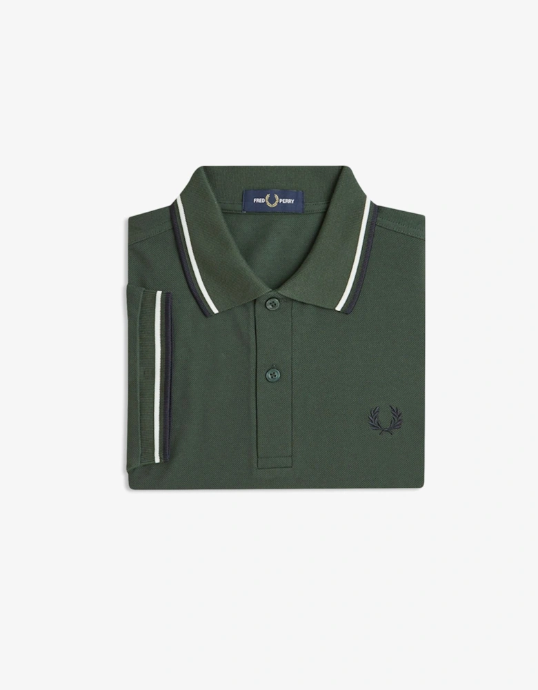 M3600 Twin Tipped Shirt - Court Green/Snow White/Navy