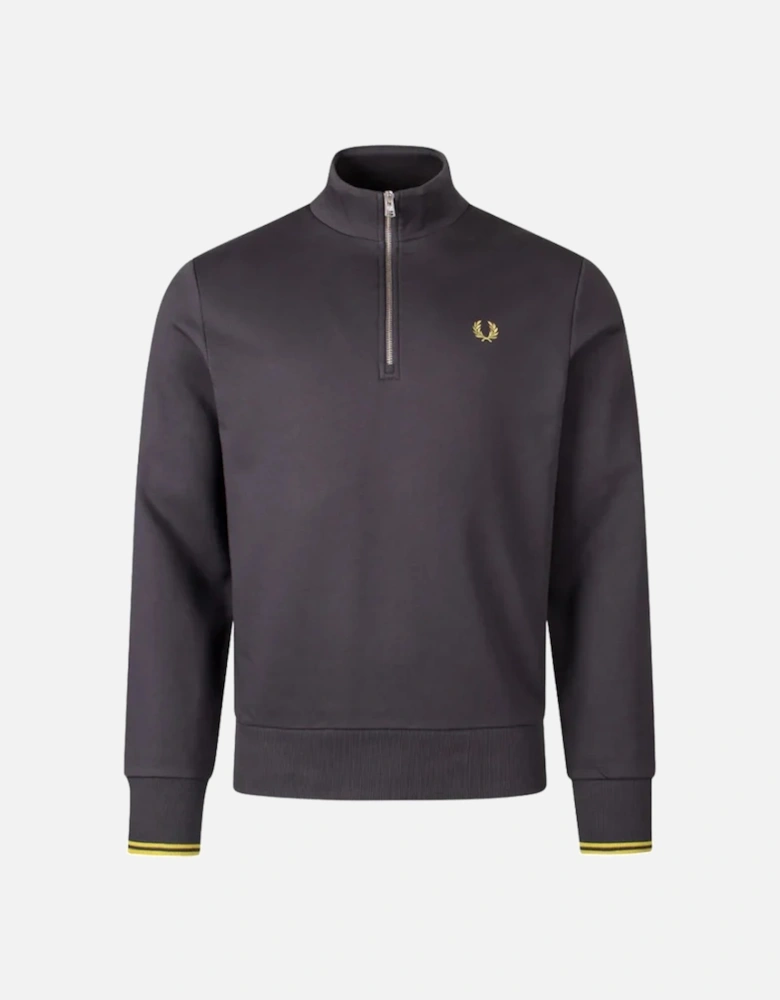 M3574 Half Zip Sweatshirt - Anchor Grey/Tennis Ball Yellow