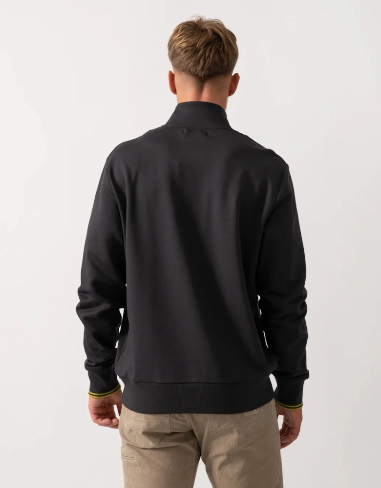 M3574 Half Zip Sweatshirt - Anchor Grey/Tennis Ball Yellow