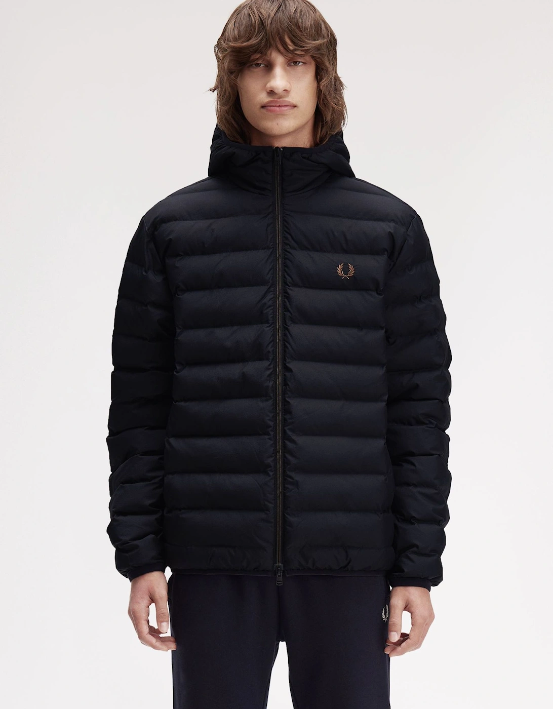 J8553 Hooded Insulated Jacket - Black