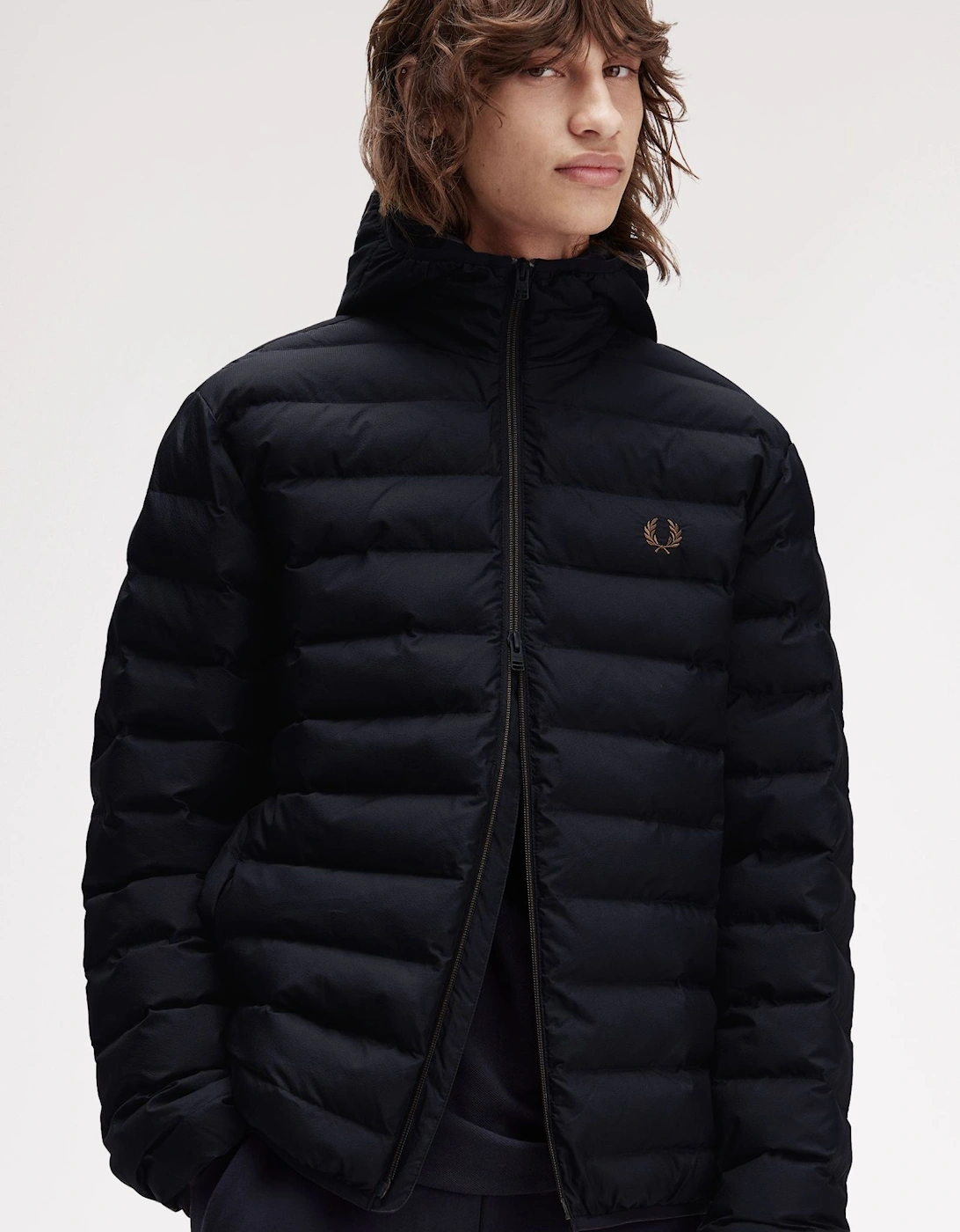 J8553 Hooded Insulated Jacket - Black