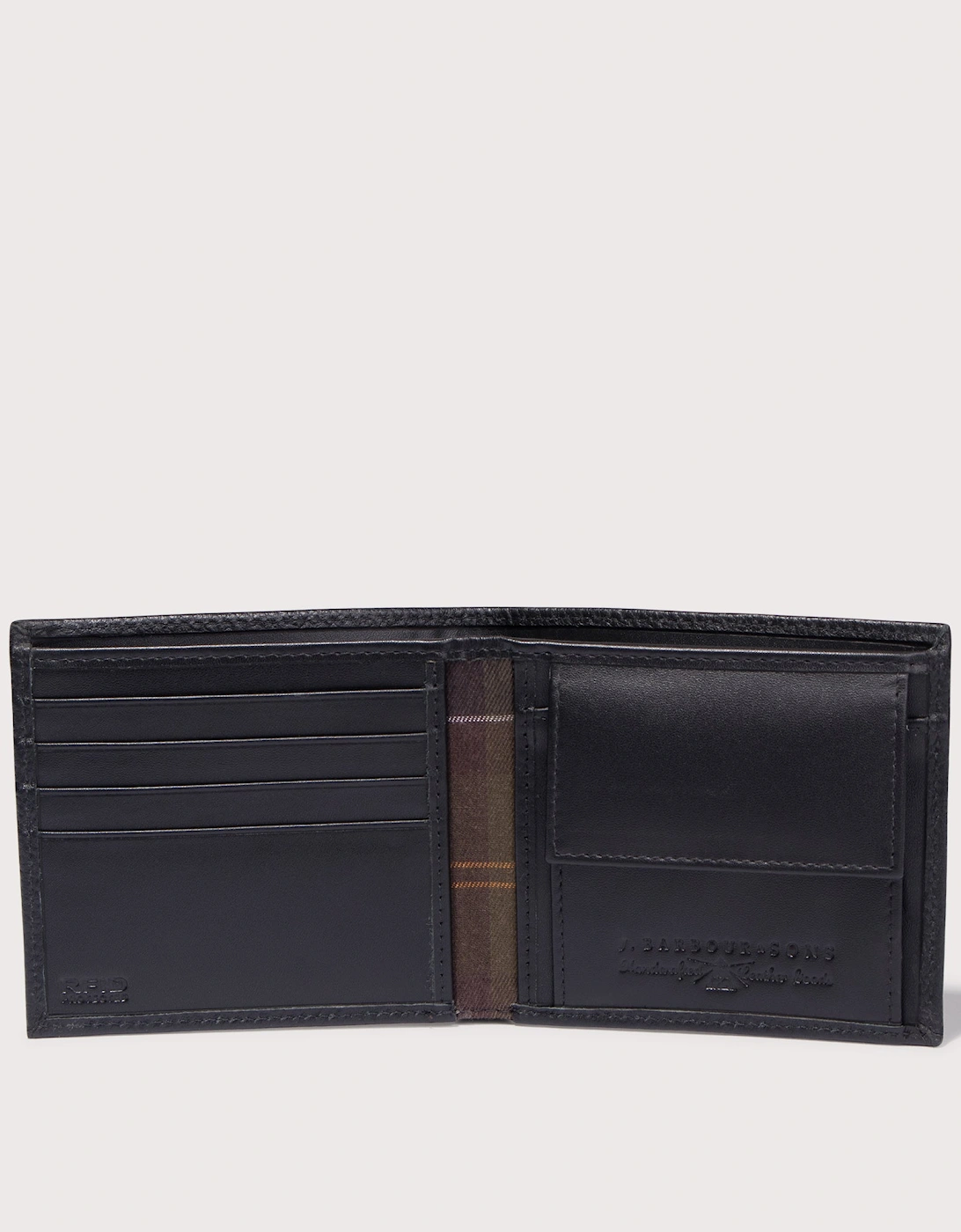 Logo Leather Billfold Wallet
