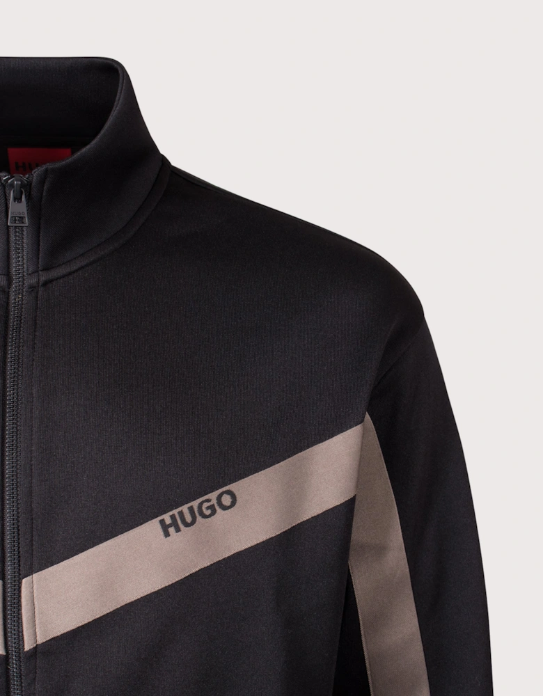 Relaxed Fit Darti Track Jacket