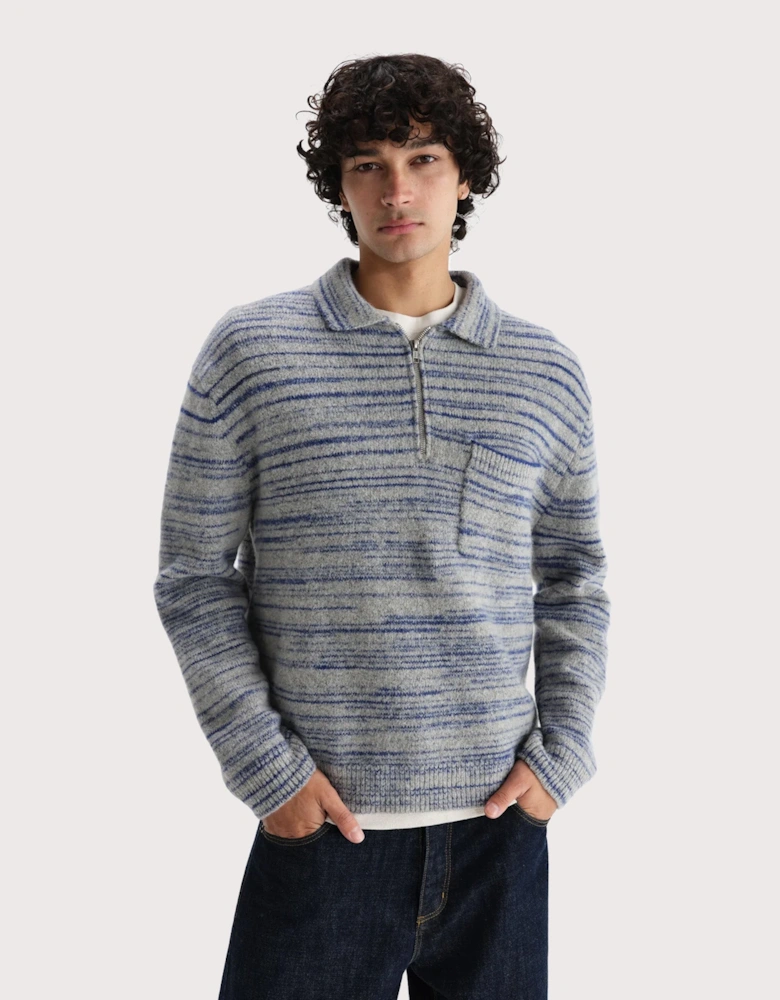 Alpha Zip Polo Shirt