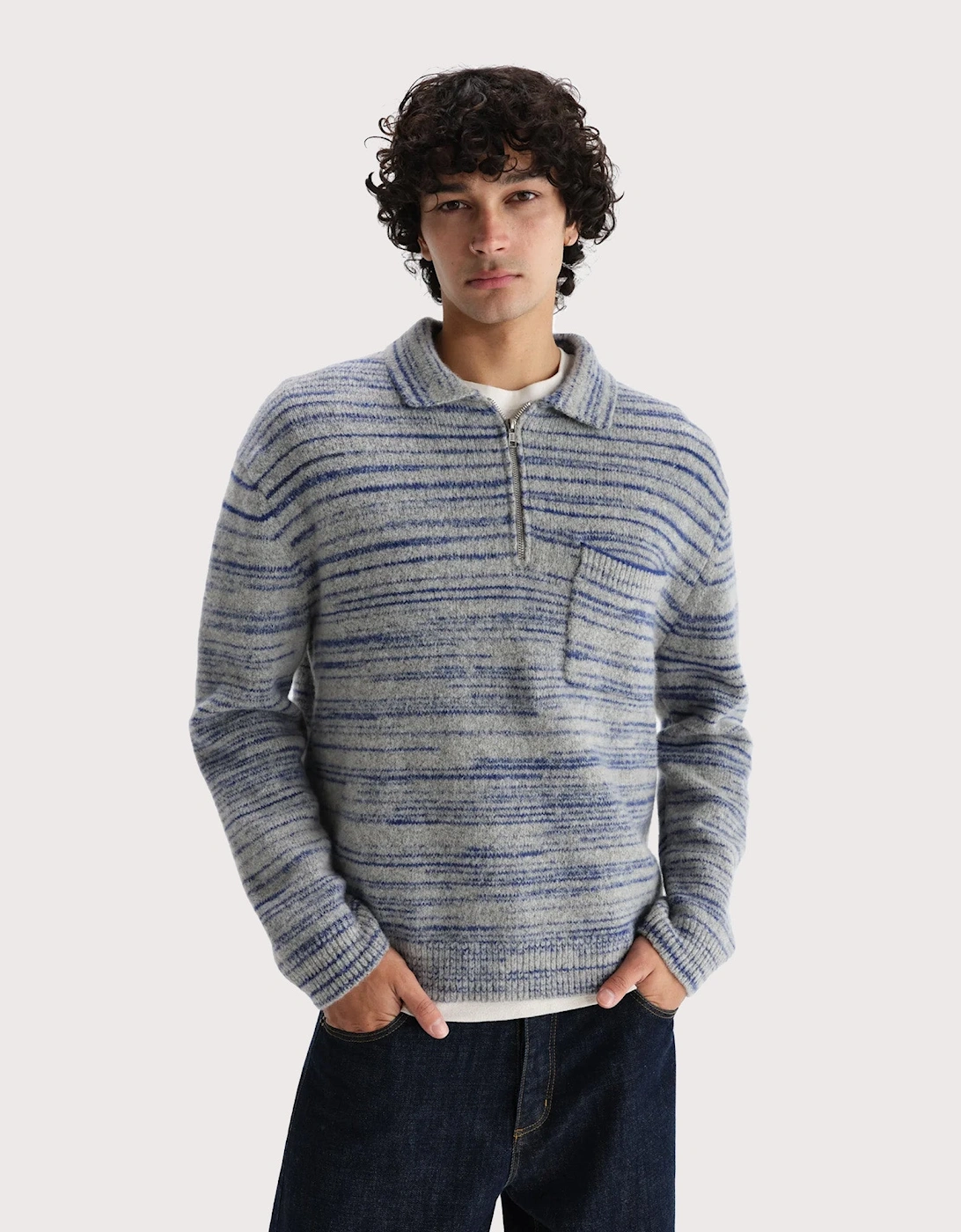 Alpha Zip Polo Shirt