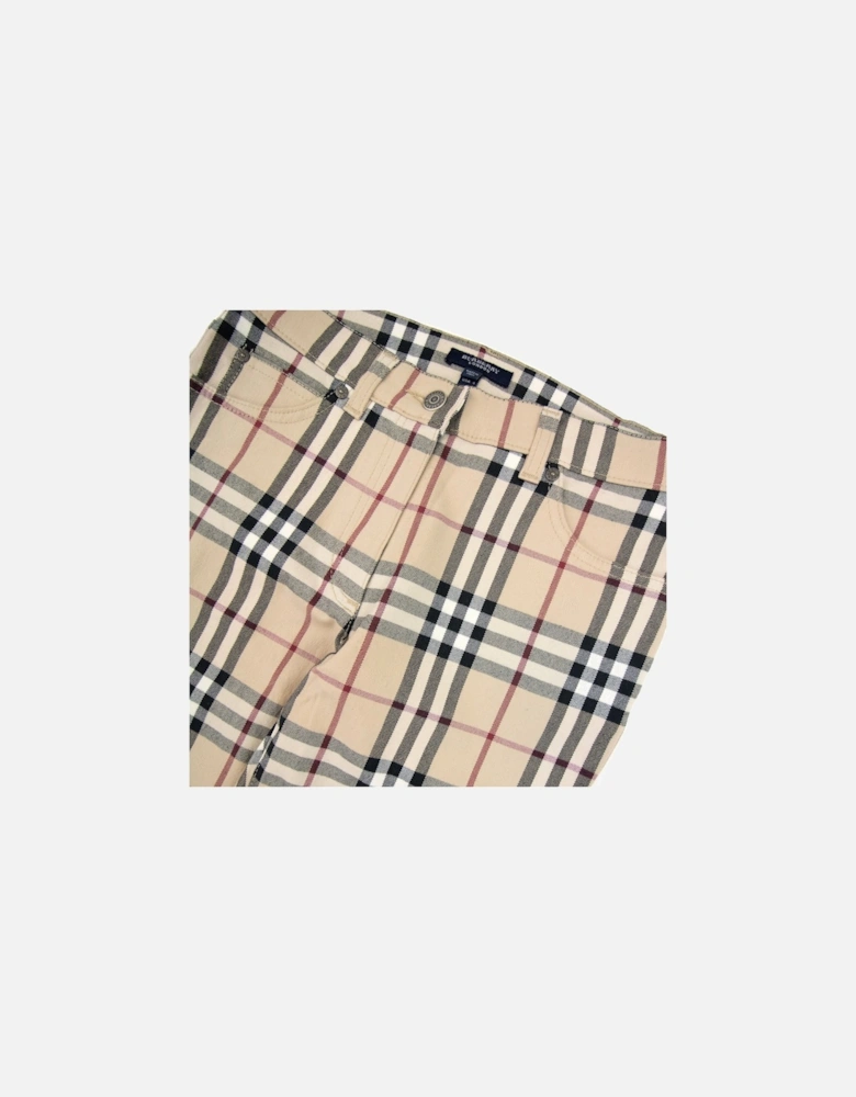 Maidstone Check Trouser Beige 001
