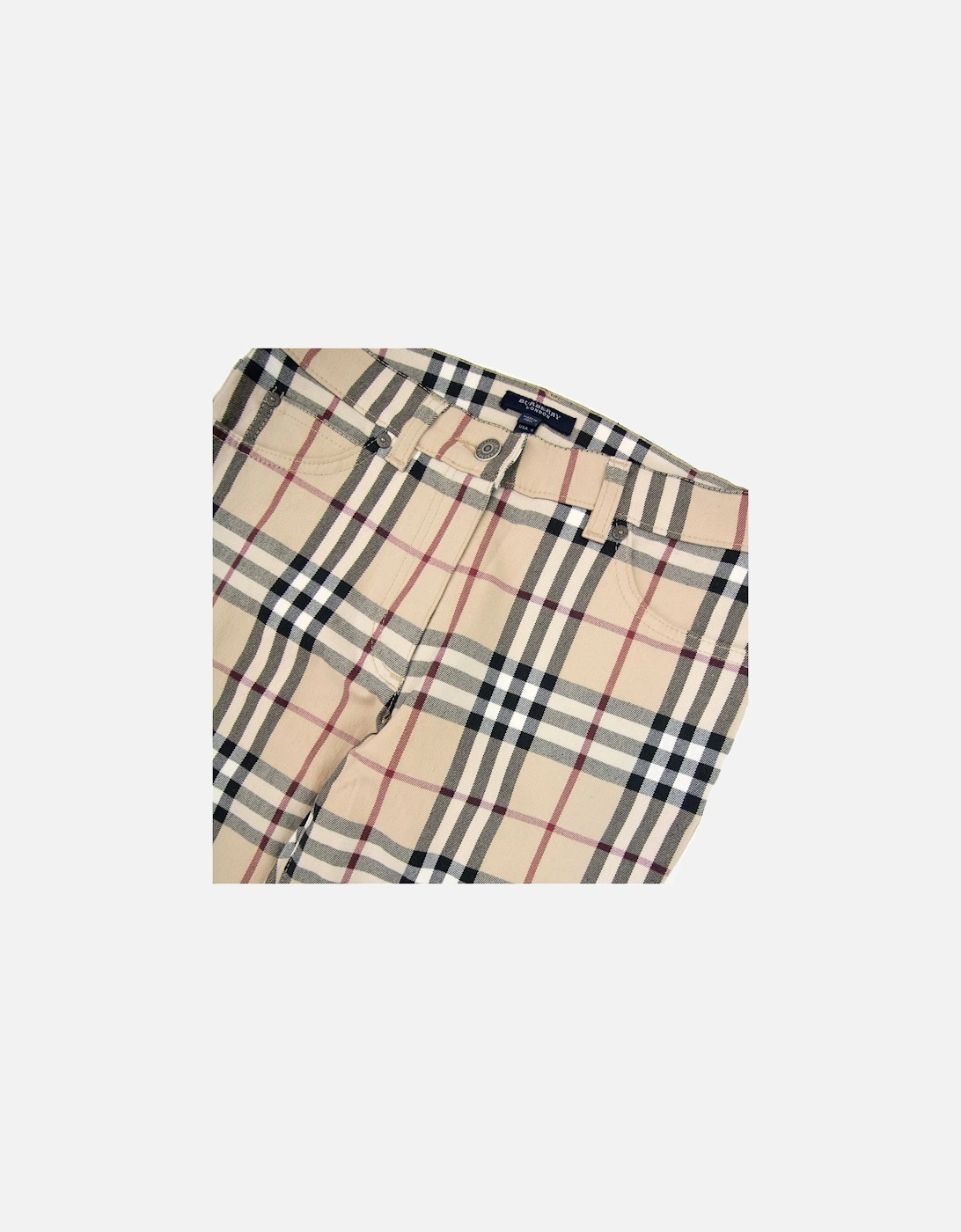 Maidstone Check Trouser Beige 001