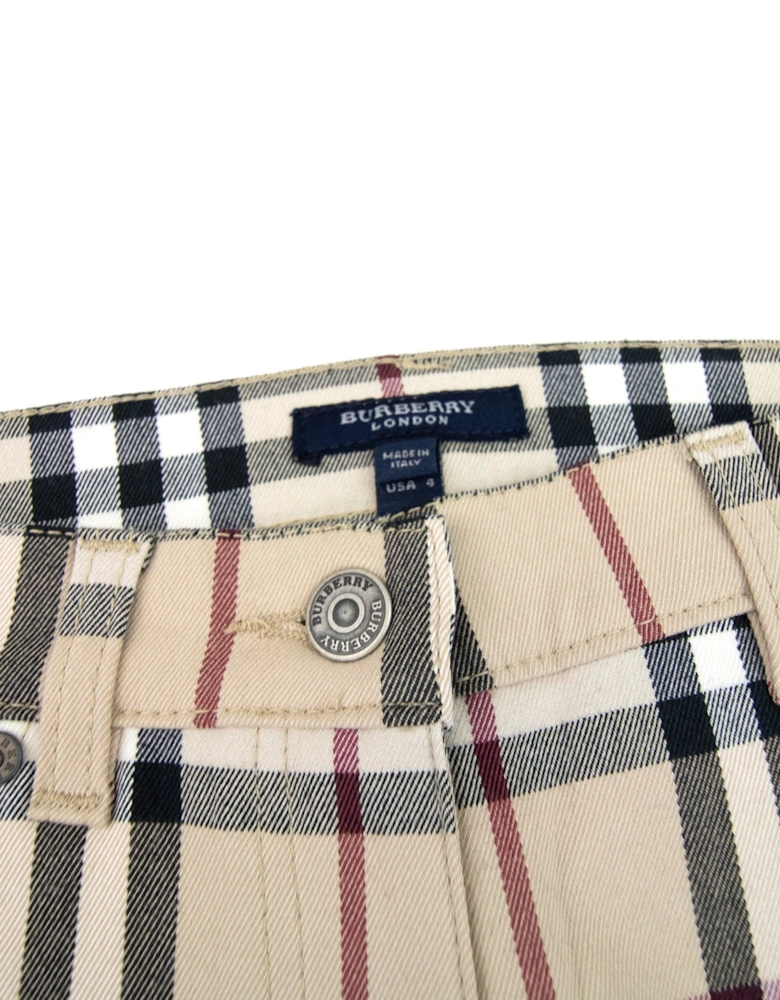 Maidstone Check Trouser Beige 001