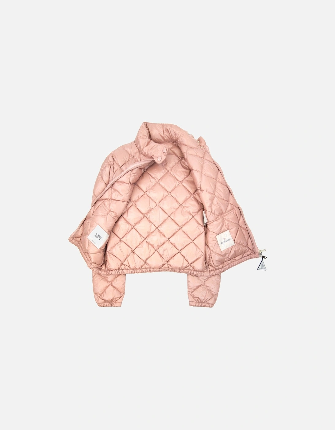 Moncler Women Binic Short Down Jacket Light Pink 510
