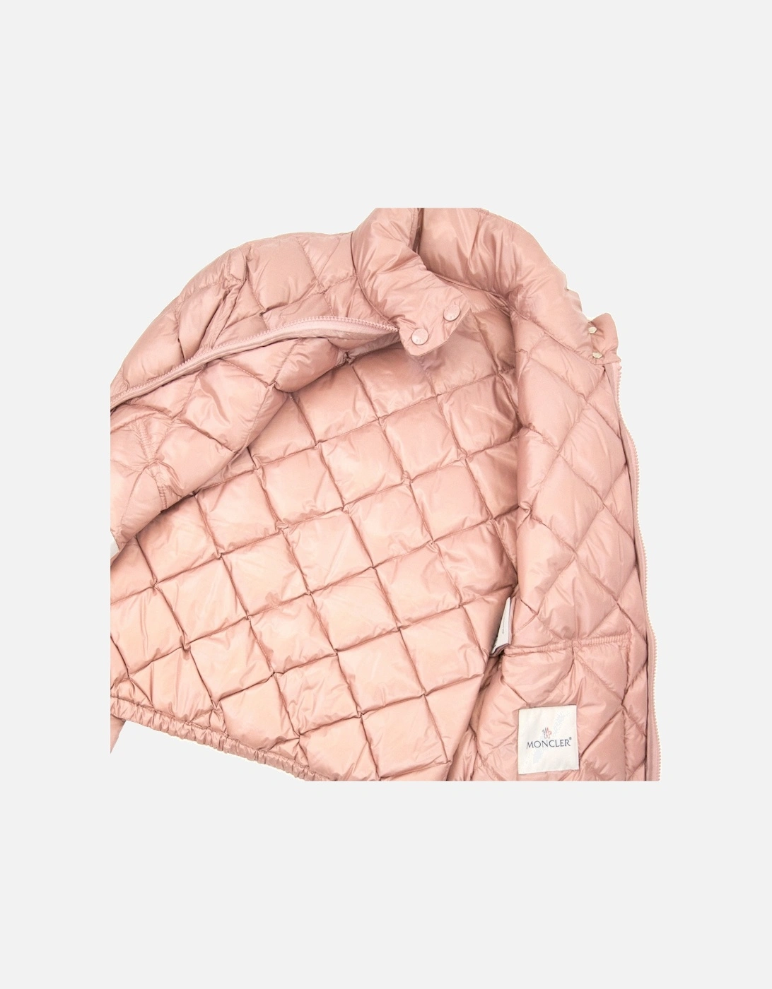 Moncler Women Binic Short Down Jacket Light Pink 510