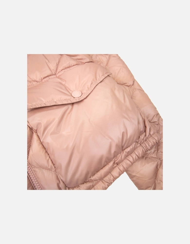 Moncler Women Binic Short Down Jacket Light Pink 510
