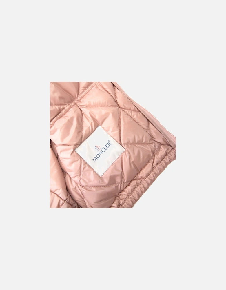 Moncler Women Binic Short Down Jacket Light Pink 510