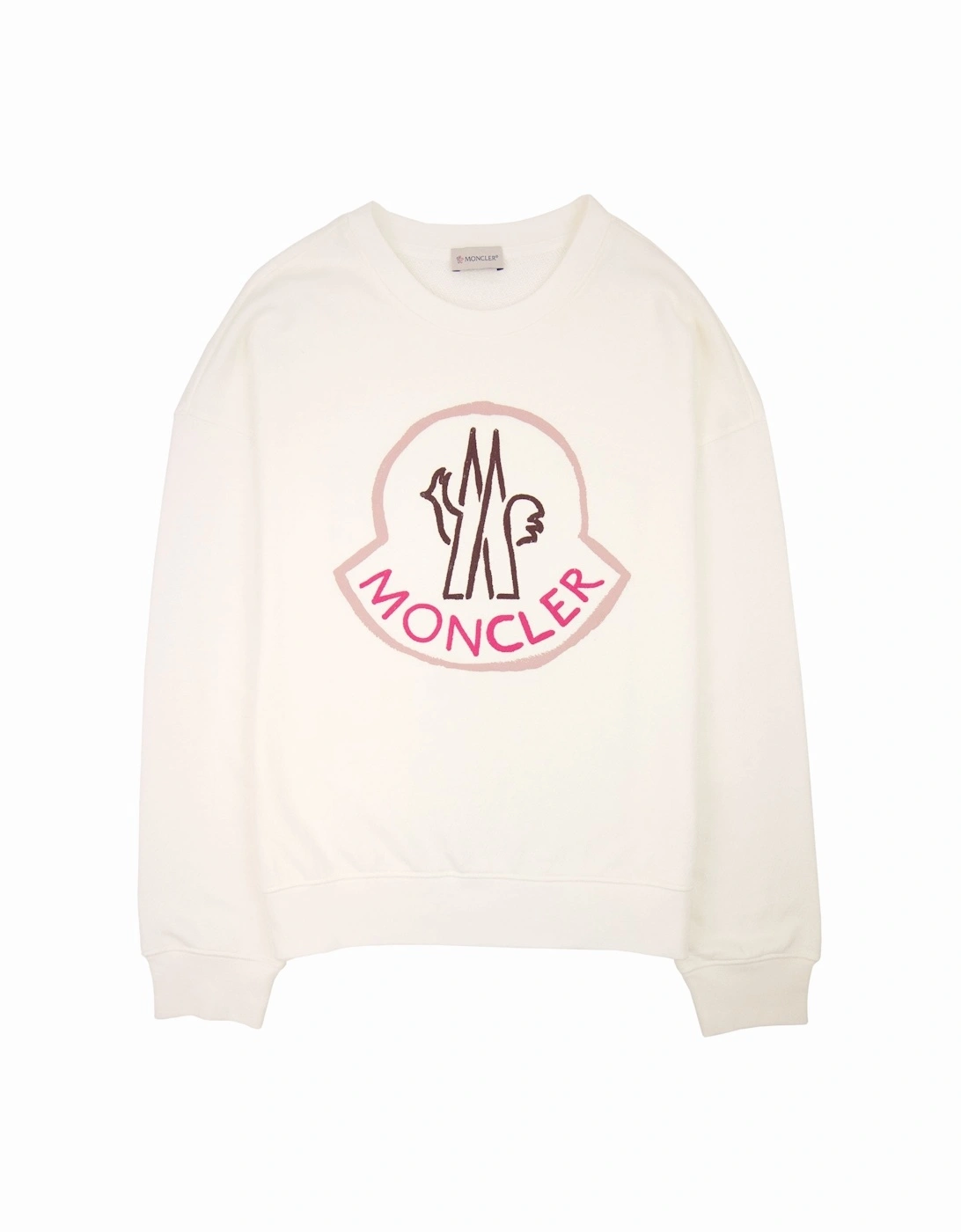 Moncler Women Logo Sweatshirt Off White 032, 4 of 3
