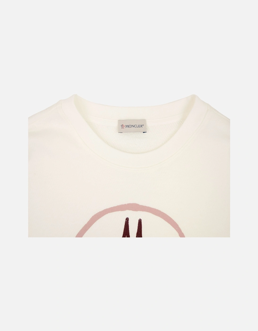 Moncler Women Logo Sweatshirt Off White 032