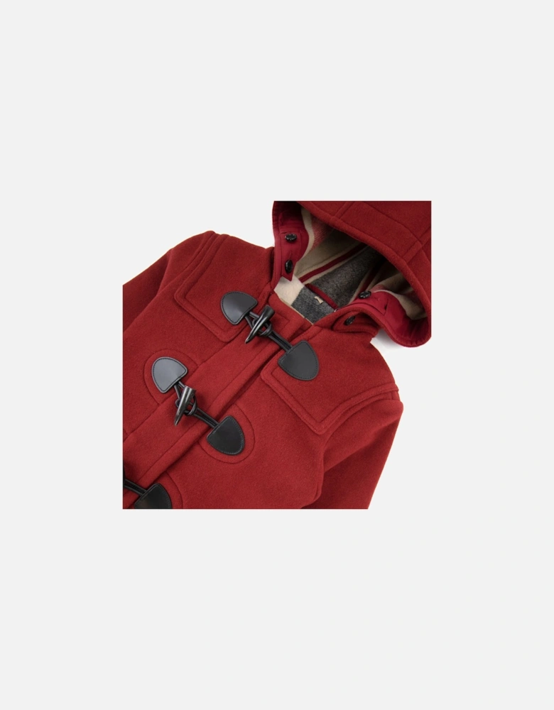 Wool Duffle Coat Parade Red