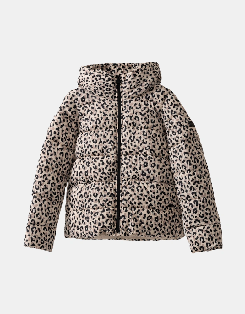 Olivios Puffer Jacket - Jasmine Leopard Print
