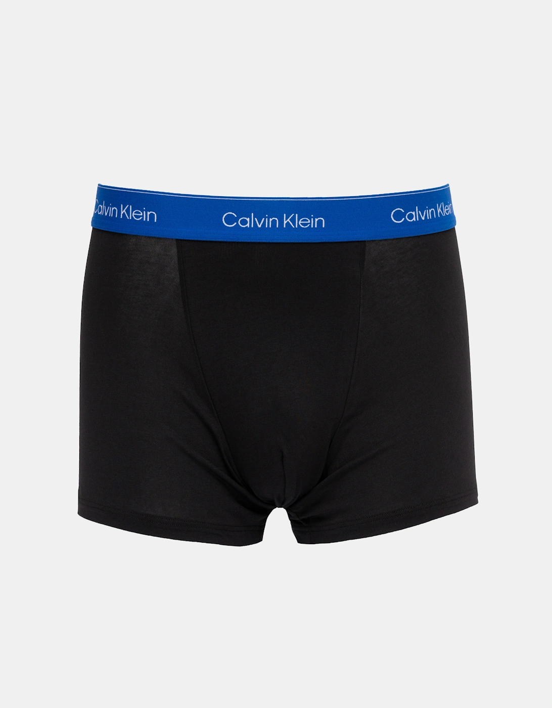 3 Pack Icon Cotton Stretch Relaxed Fit Trunks - Black w/ Royalty WB/Black w/ Casual