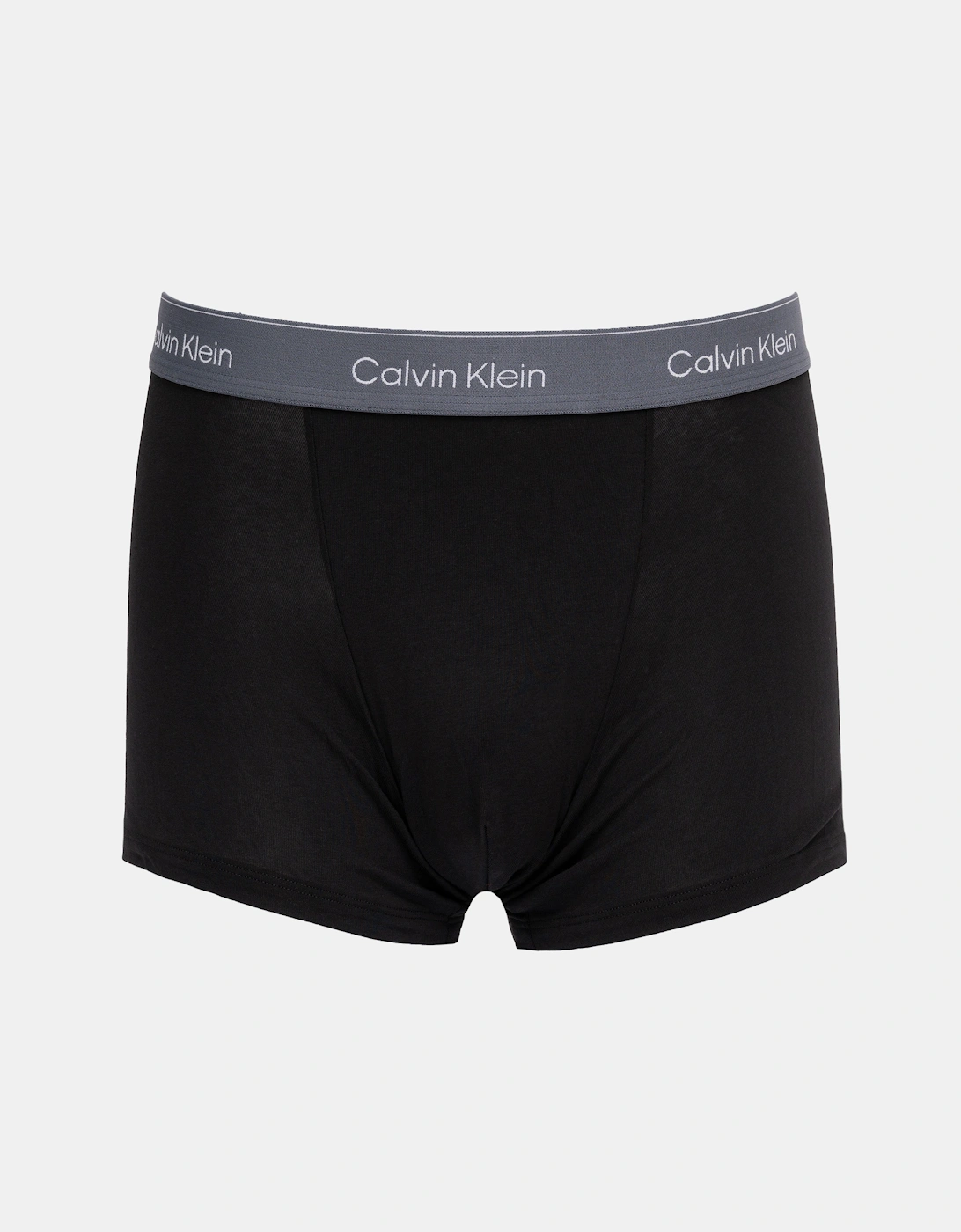 3 Pack Icon Cotton Stretch Relaxed Fit Trunks - Black w/ Royalty WB/Black w/ Casual