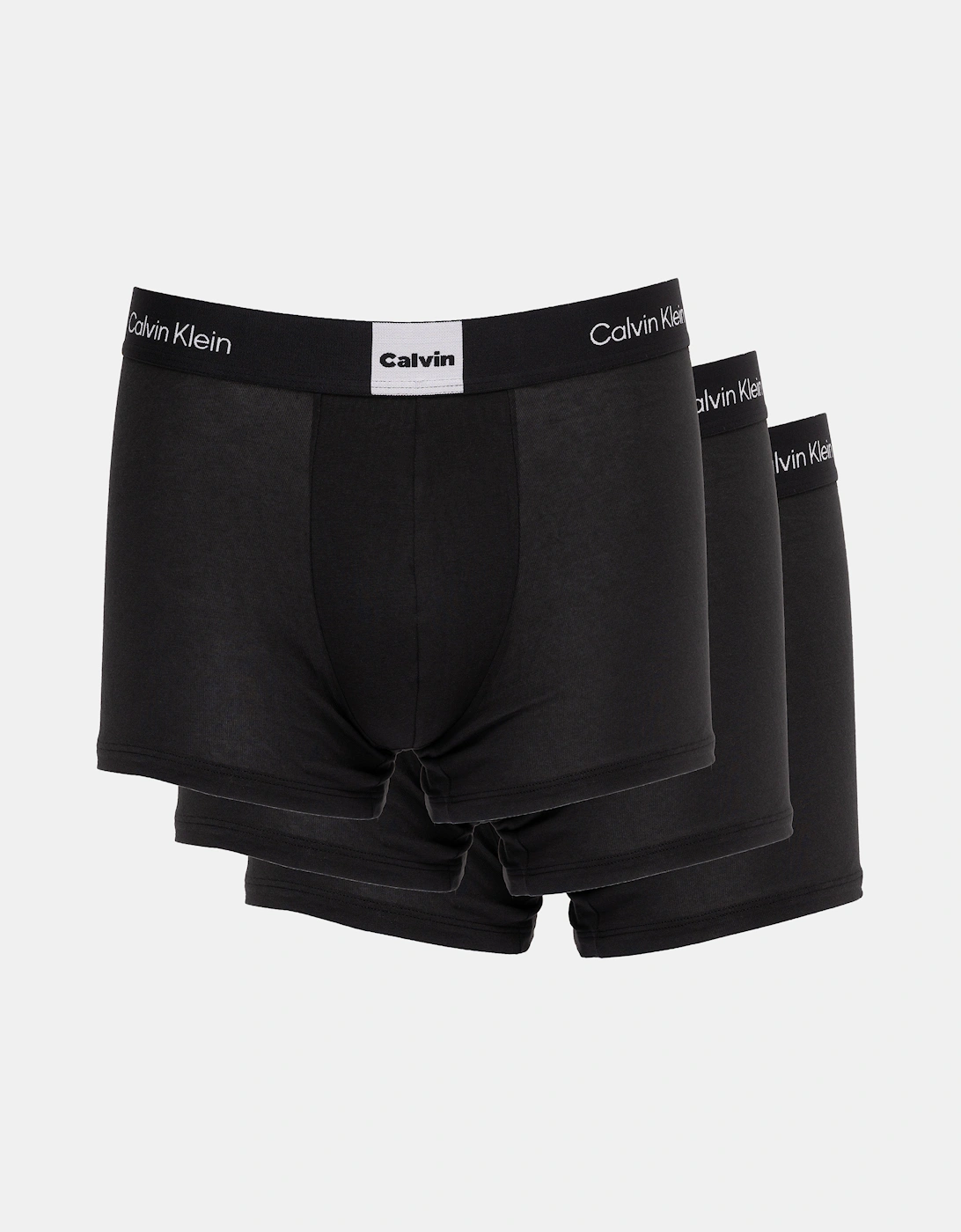 Men's Calvin Klein 3 Pack Icon Logo Graphic Mens Trunks - Black - Size: 37/36/32