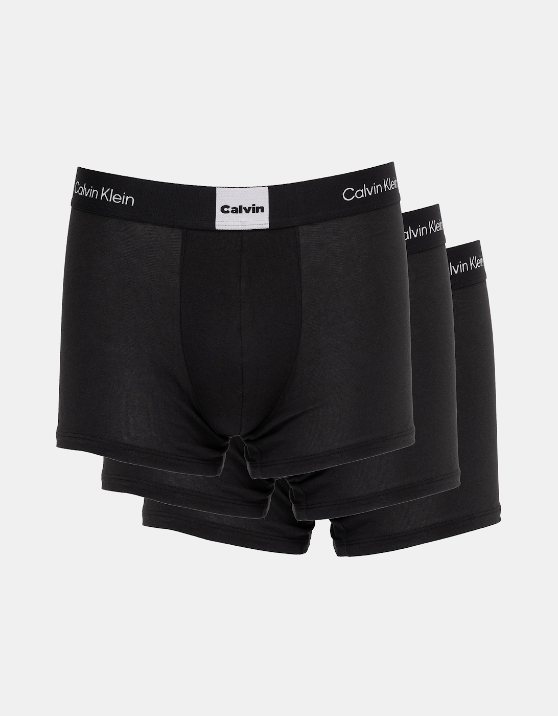 3 Pack Icon Logo Graphic Mens Trunks - Black, 3 of 2