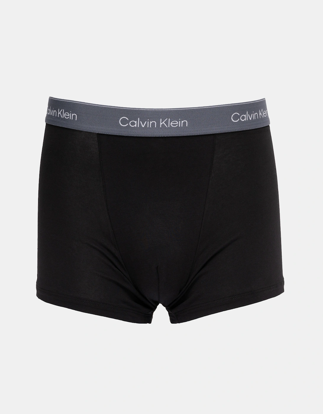 3 Pack Icon Cotton Stretch Mens Relaxed Fit Trunks - Black Bodies W/ Turbulence/White/In