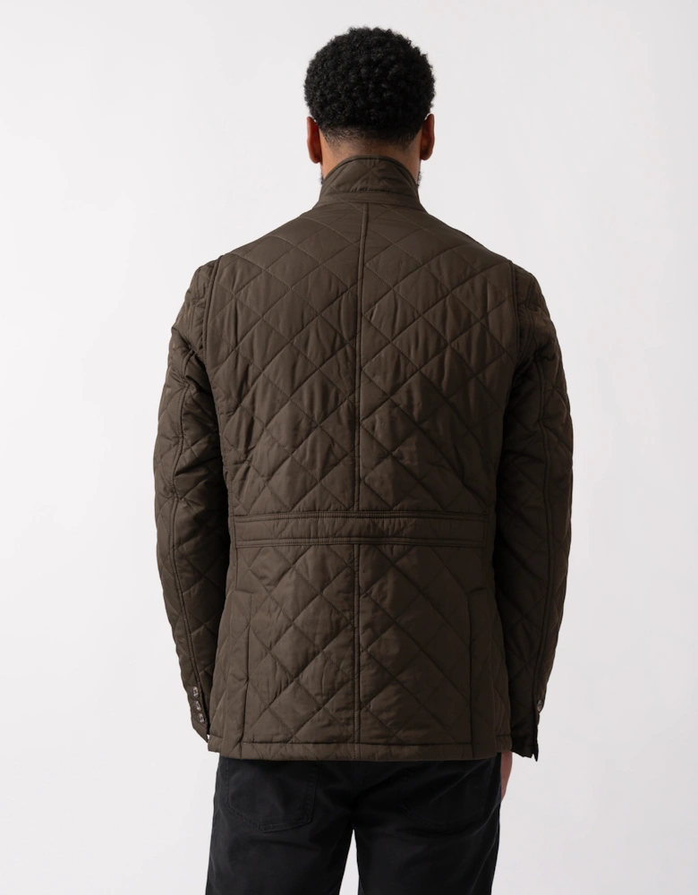 Lutz Mens Quilted Jacket - Olive