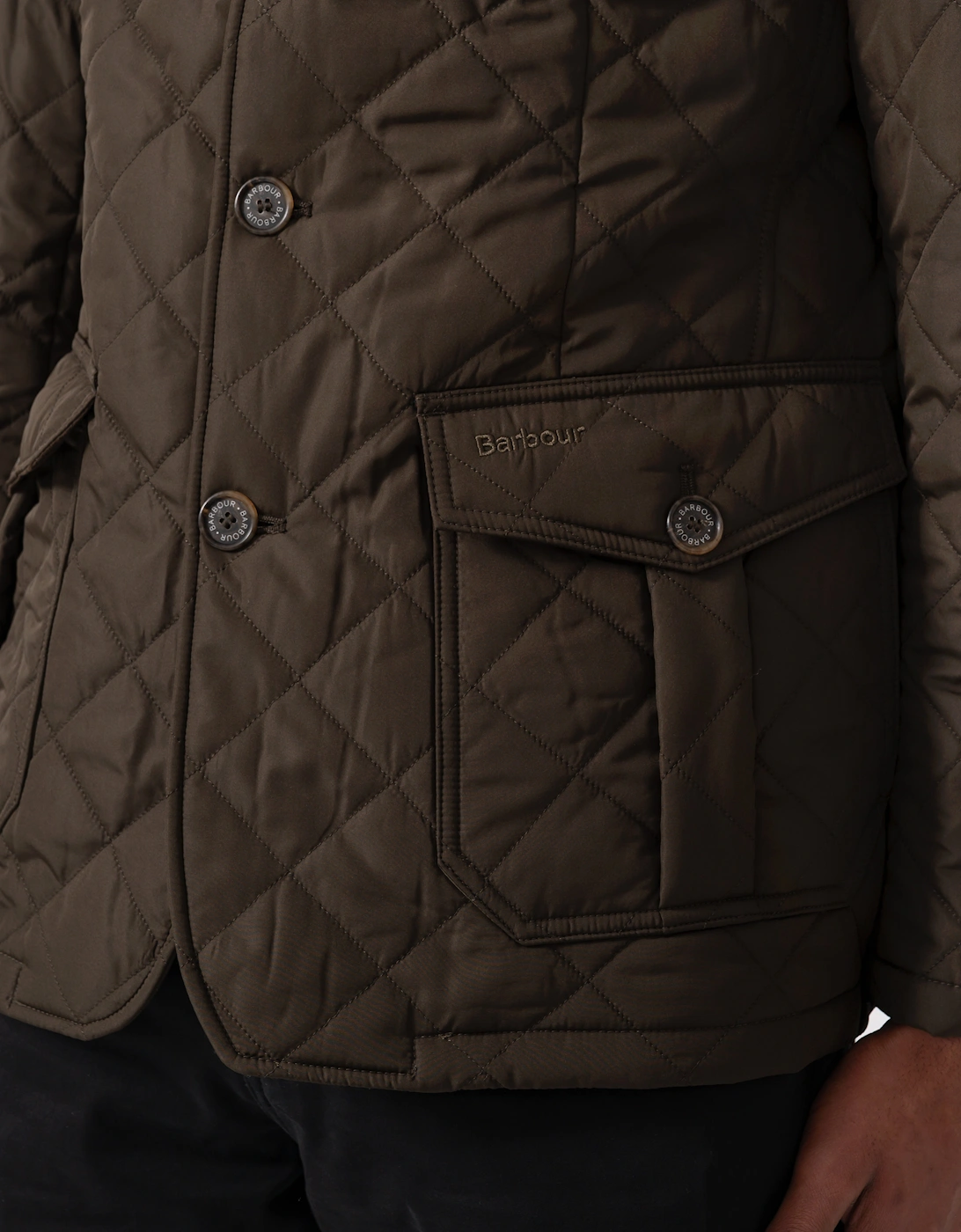 Lutz Mens Quilted Jacket - Olive