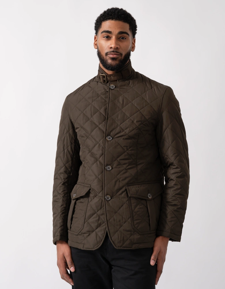 Lutz Mens Quilted Jacket - Olive