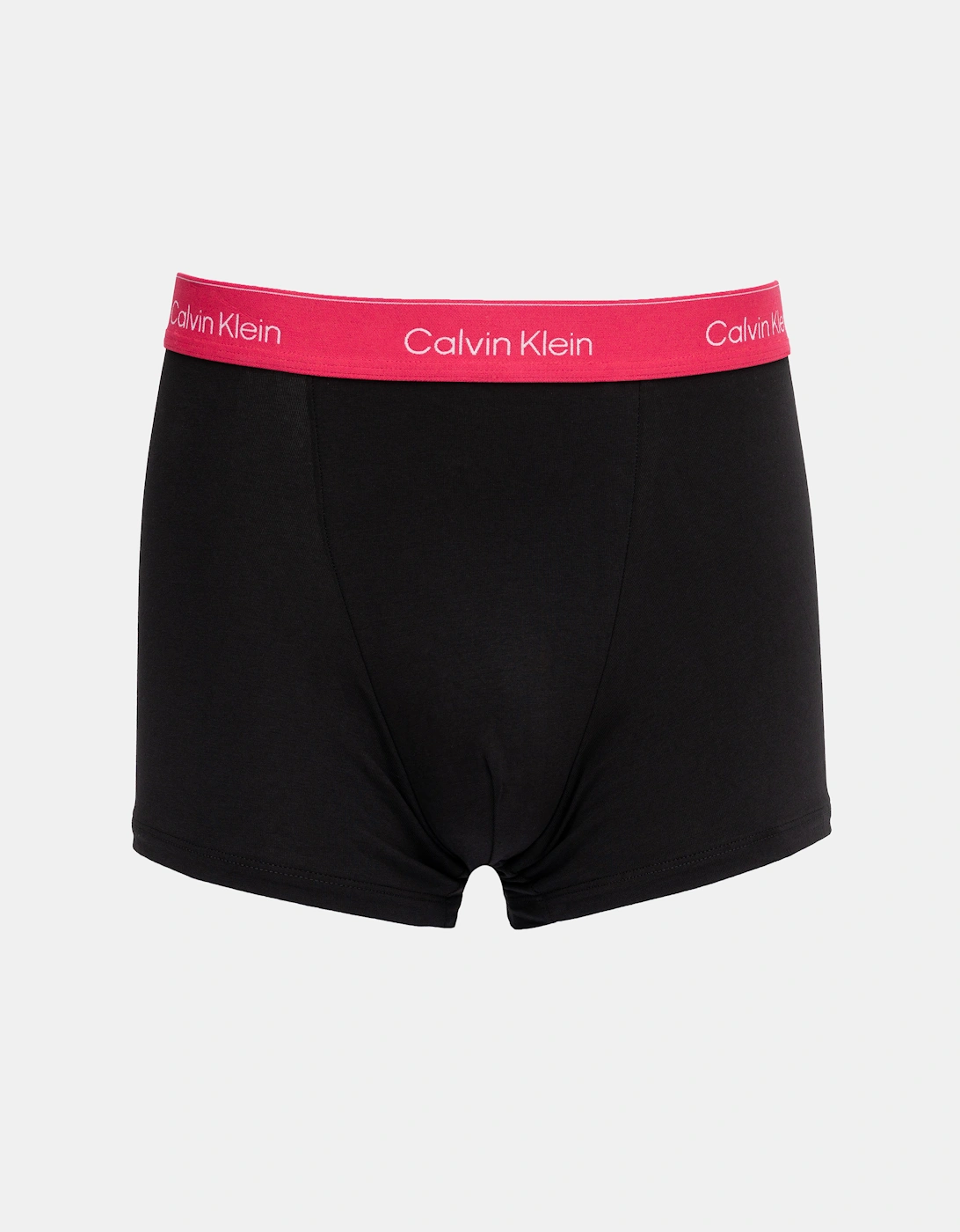 3 Pack Icon Cotton Stretch Mens Relaxed Fit Trunks - Black Bodies W/ Turbulence/White/In