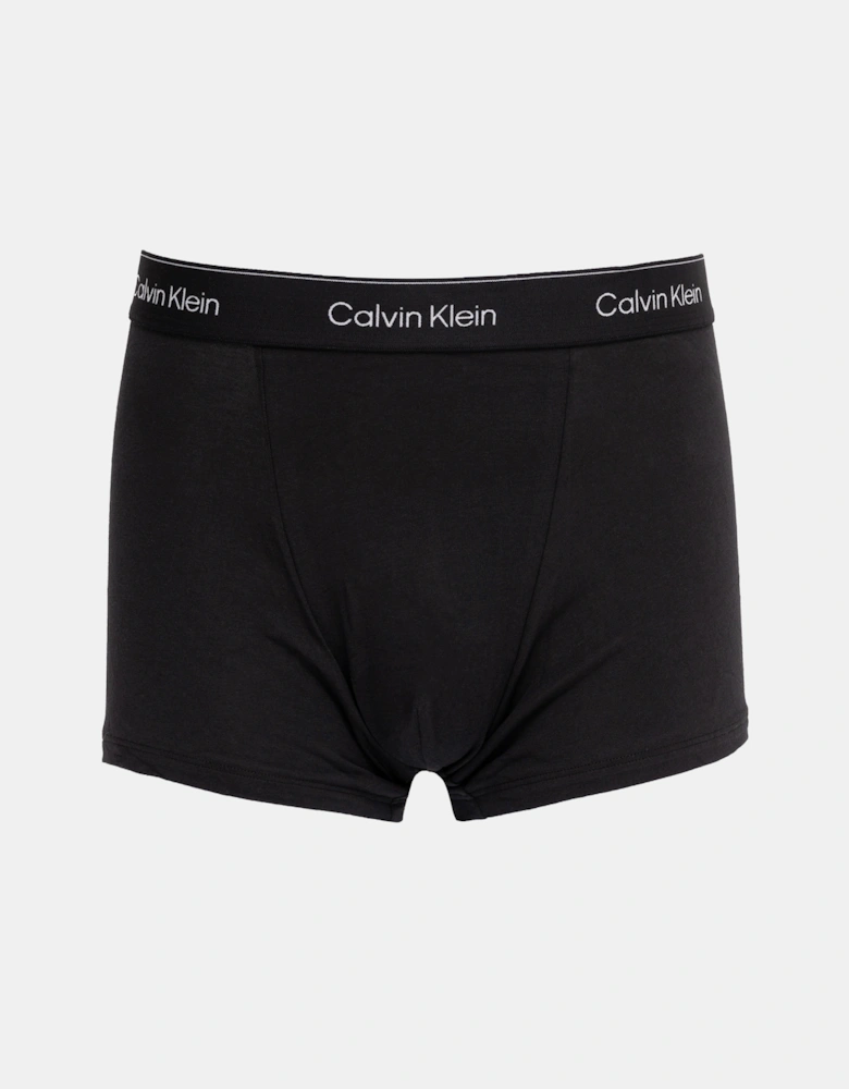 3 Pack Icon Mens Relaxed Fit Trunks - Adrenaline Rush w/ DTM WB/Black w/