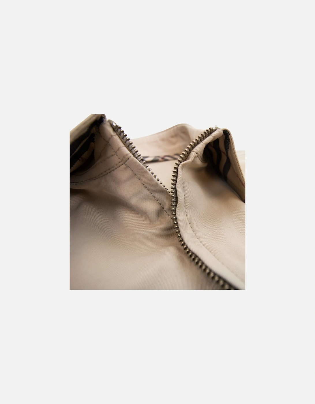 Womens Zip Detail Overshirt Beige