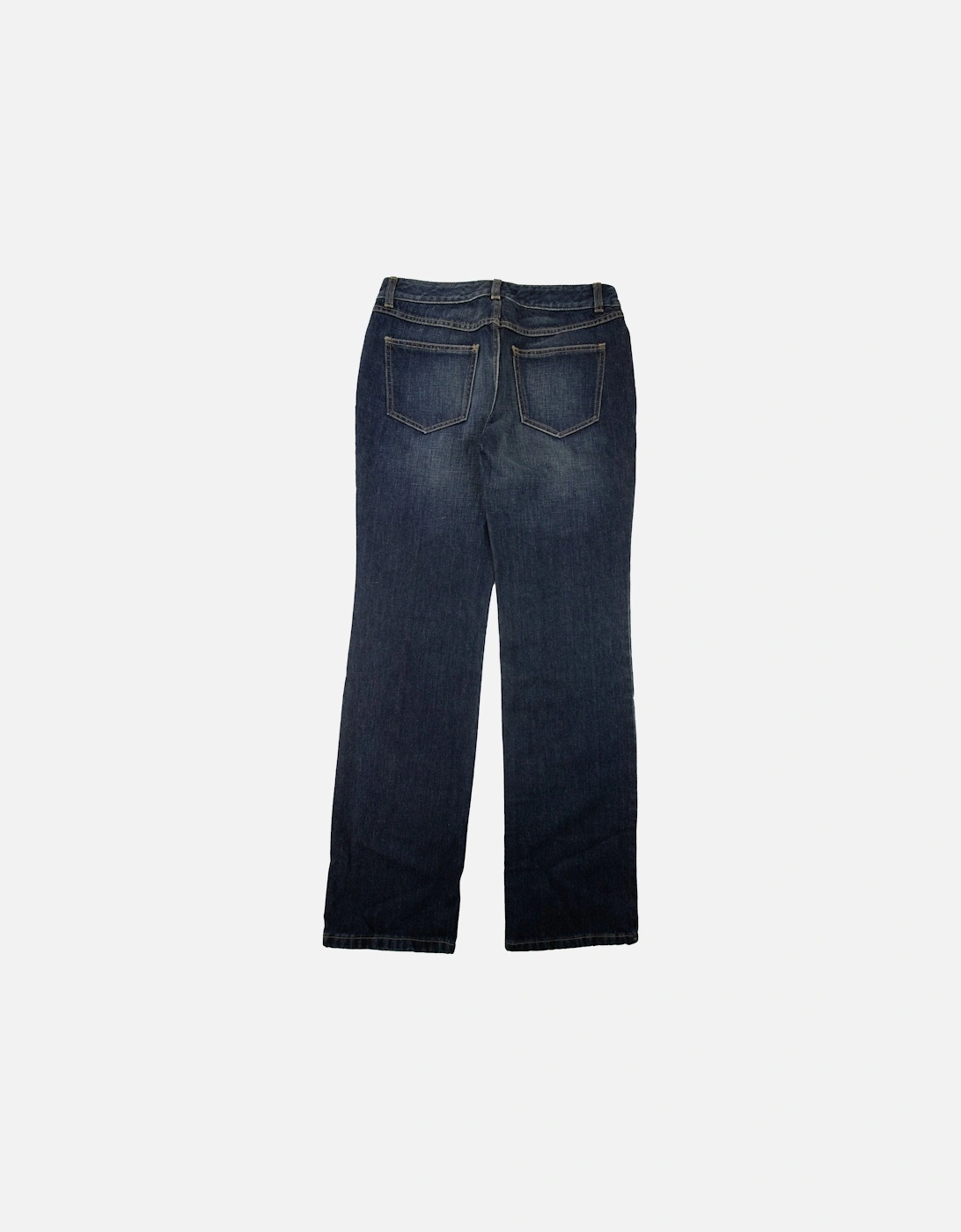 Straight Fit 5 Pocket Jeans Denim Blue