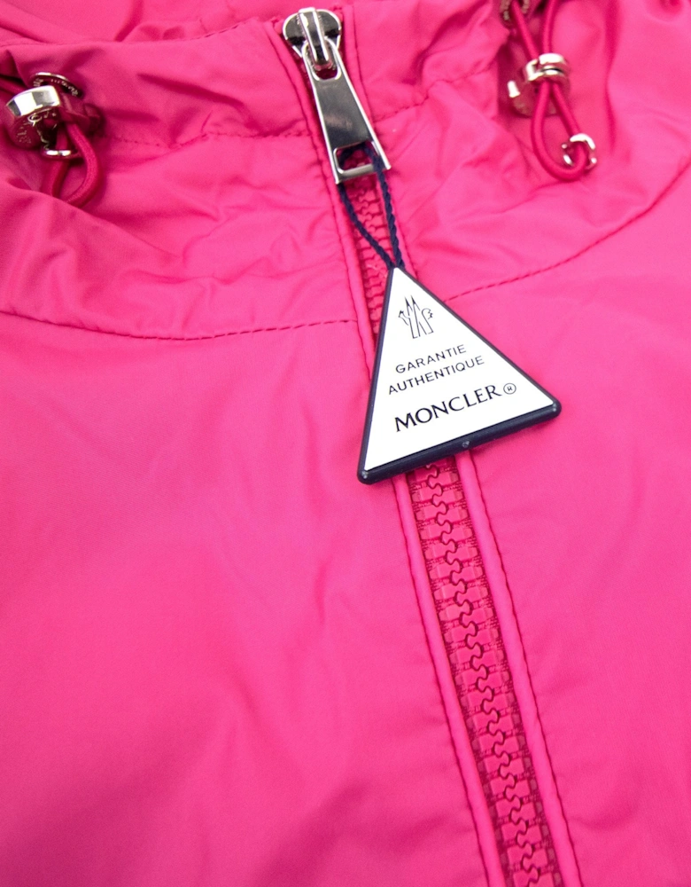 Moncler Women Boissard Rain Jacket Bubblegum Pink 520