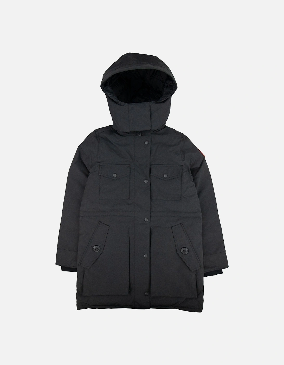 Ladies Gabriola Parka Black, 4 of 3