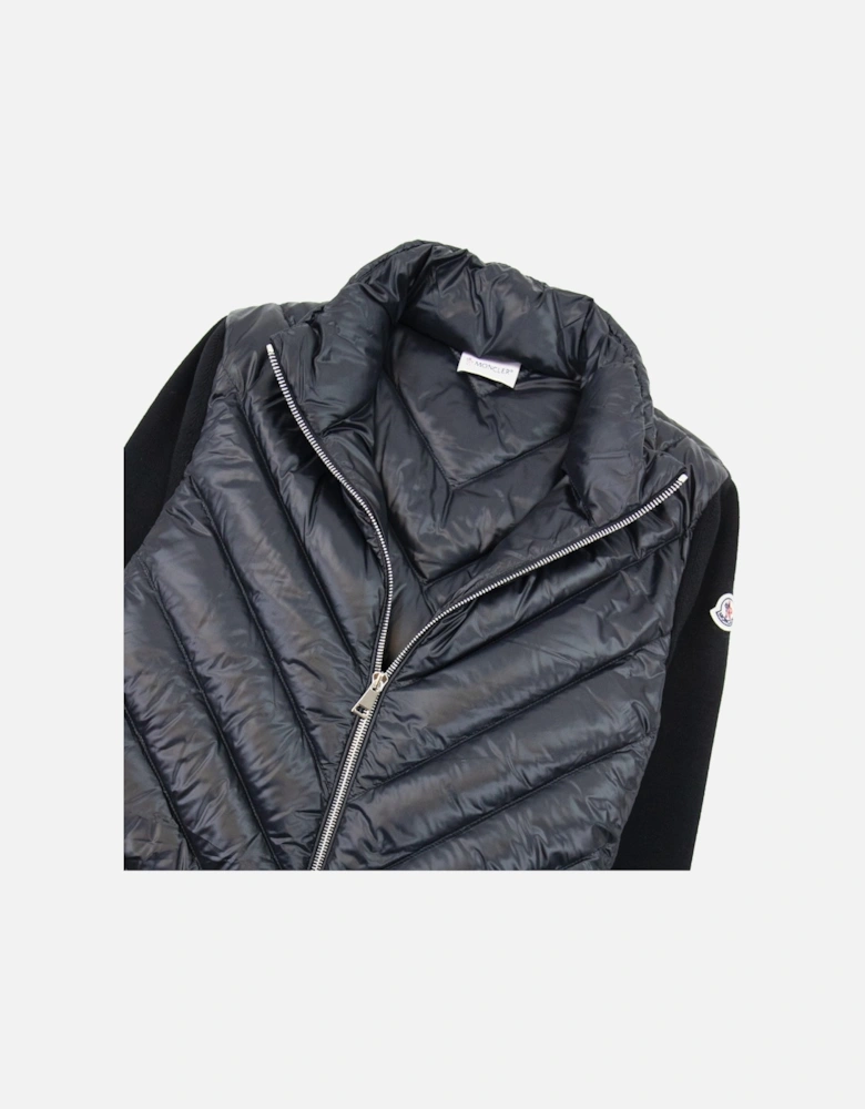 Moncler Women Padded Wool Cardigan Black 999