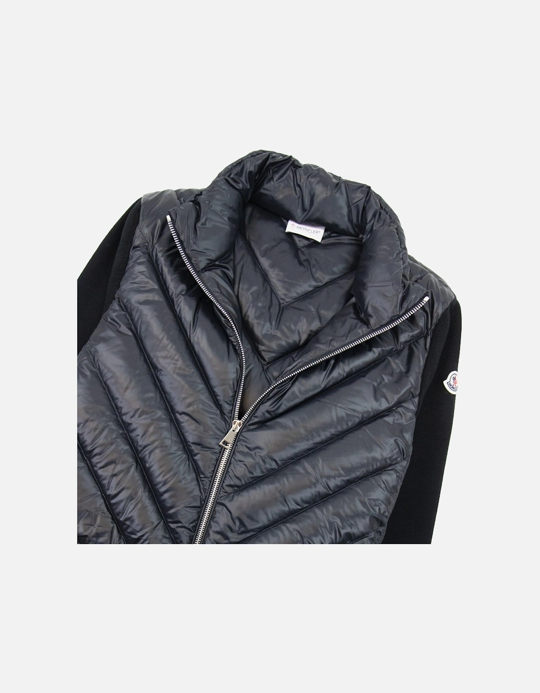 Moncler Women Padded Wool Cardigan Black 999