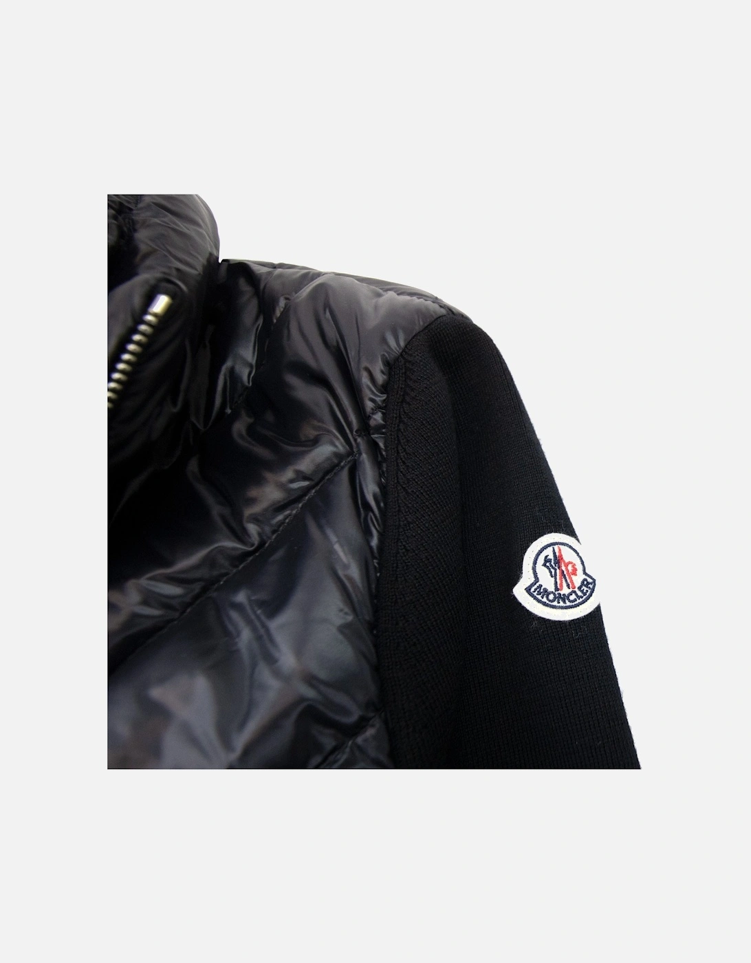 Moncler Women Padded Wool Cardigan Black 999