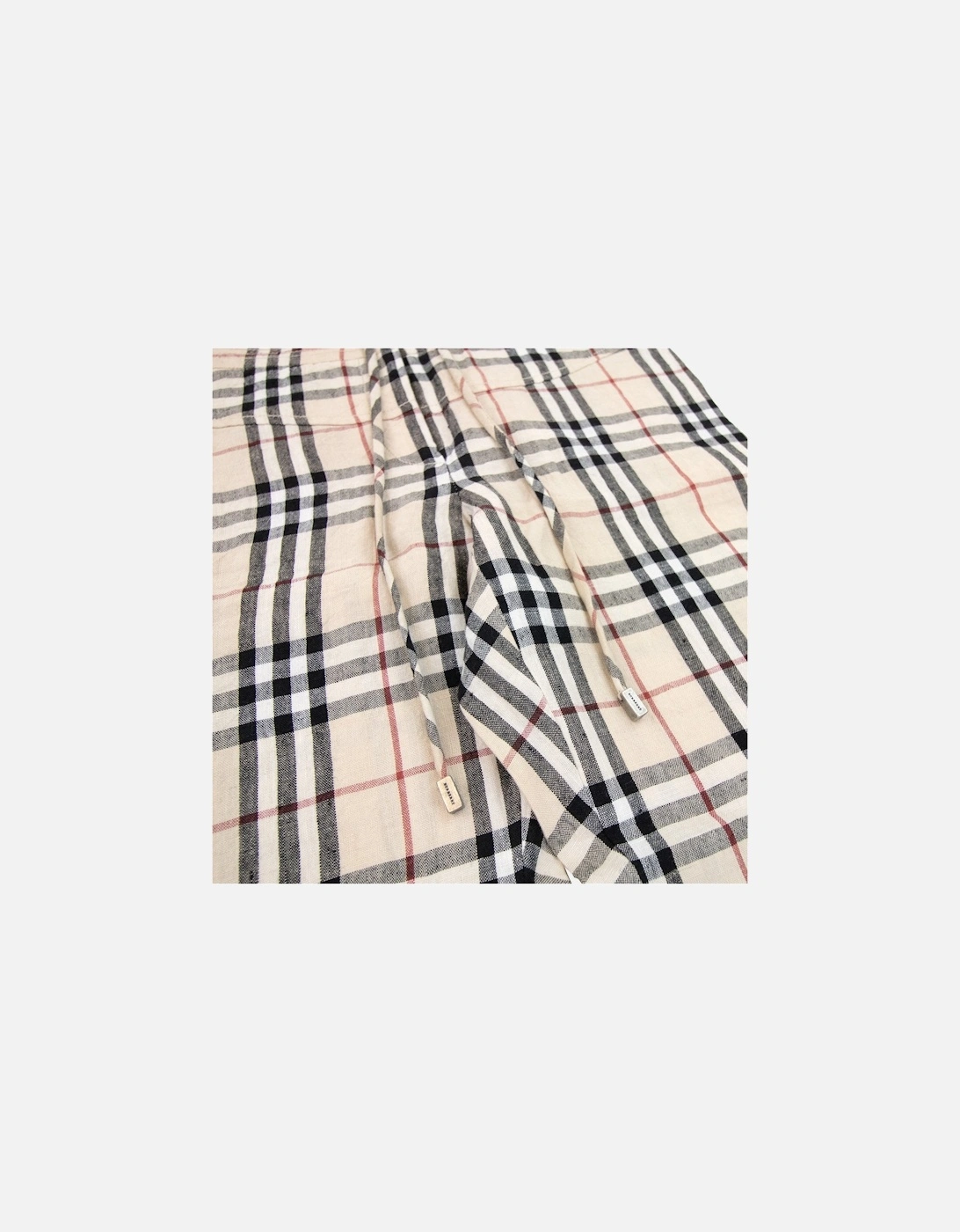 Garrick Check Wide Leg Trouser Camel