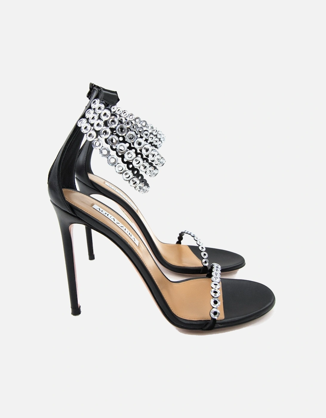 Forever Crystal Sandal 105 Black