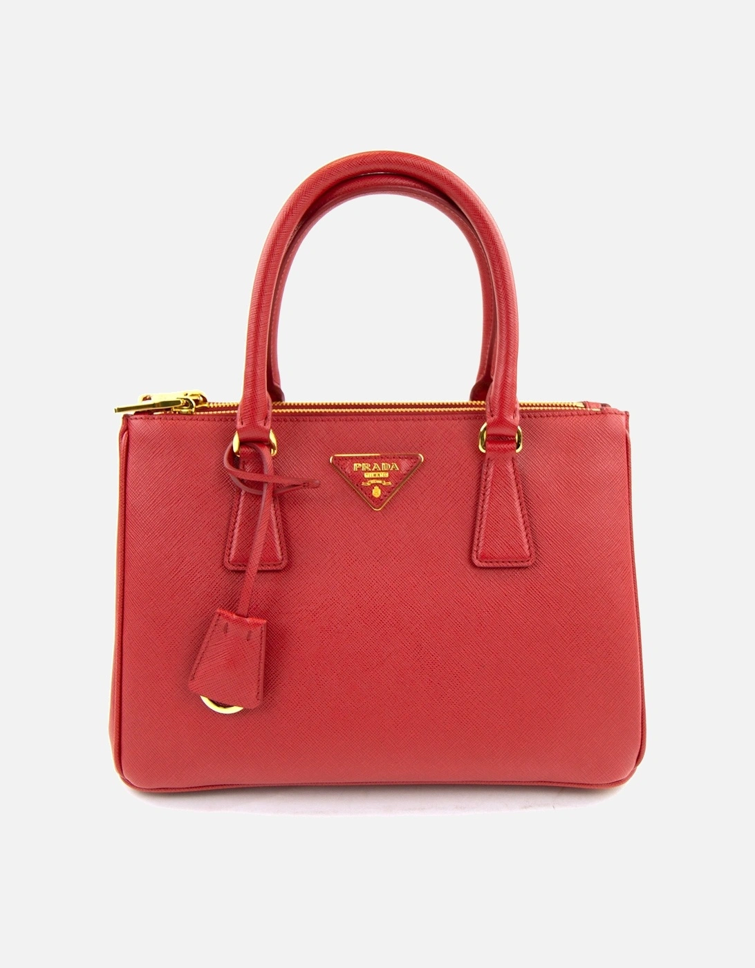 Galleria Mini Saffiano Tote Bag Red Fuoco, 4 of 3
