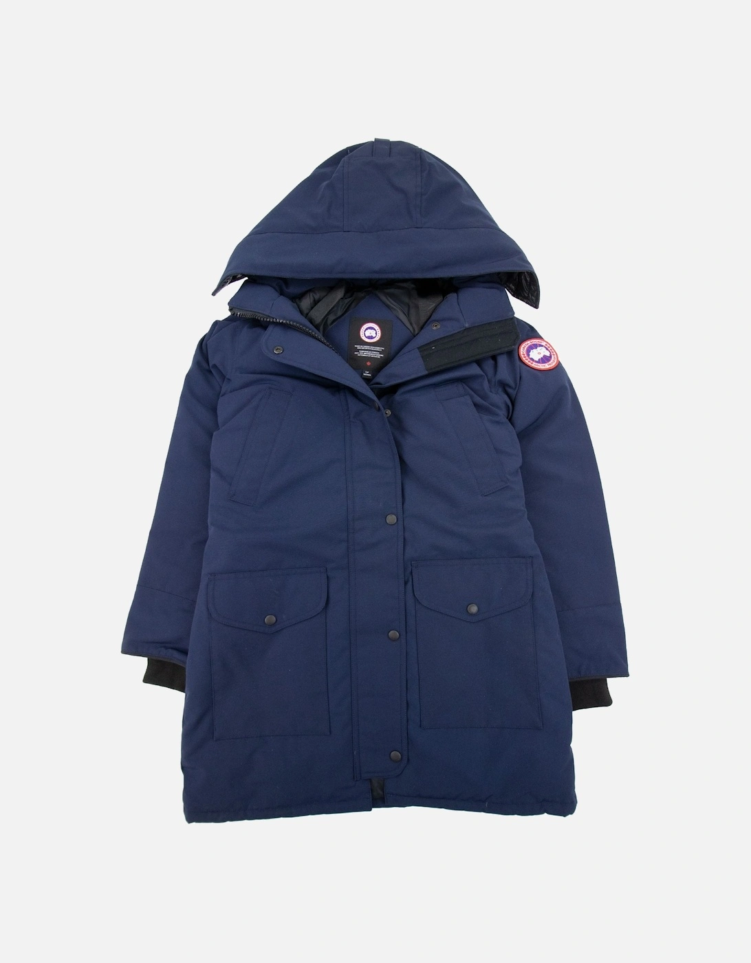 Trillium Parka With Trim Hood Atlantic Navy