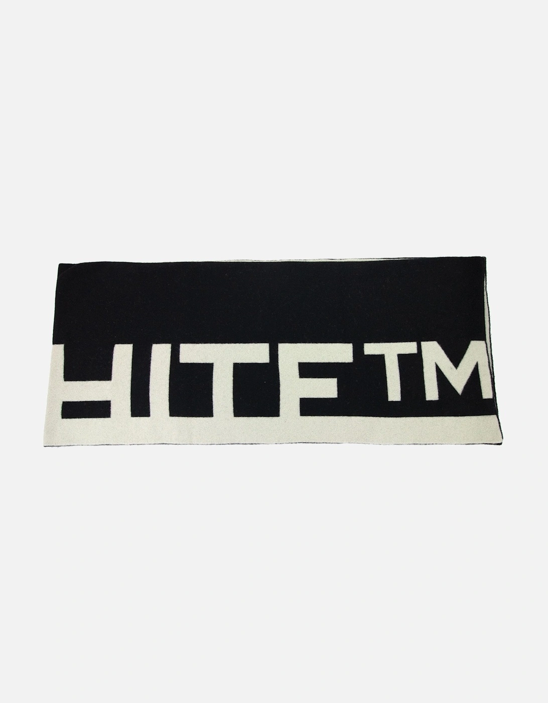 Off White Women Logo Felted Wool Scarf Black/grey