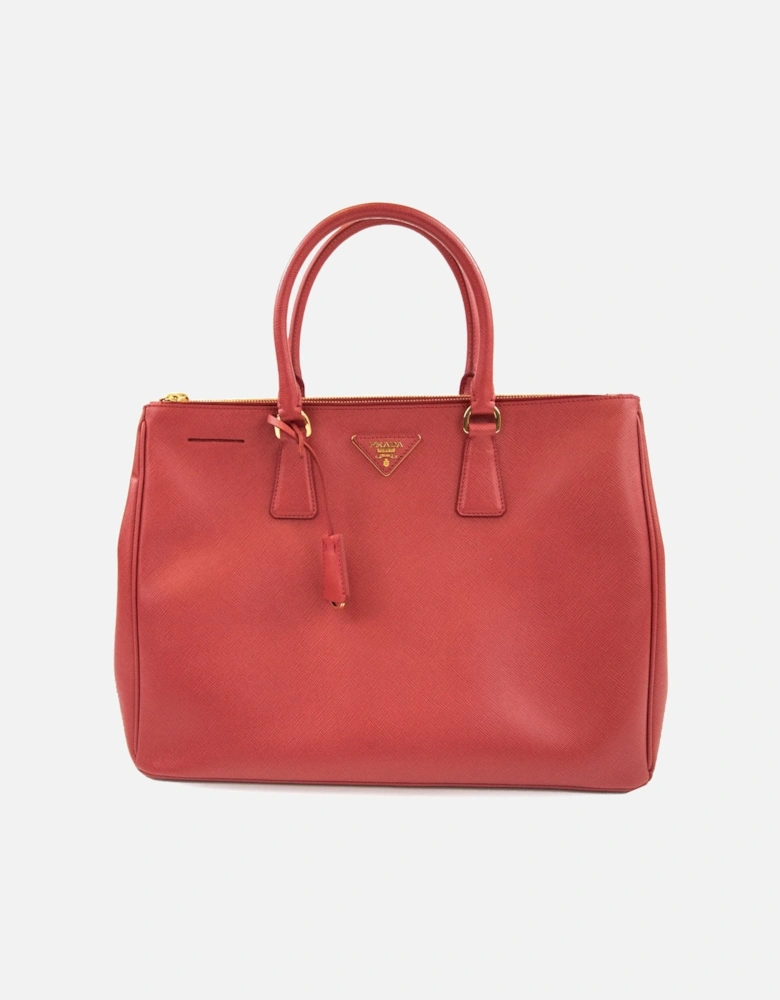 Galleria Saffiano Leather Large Bag Red