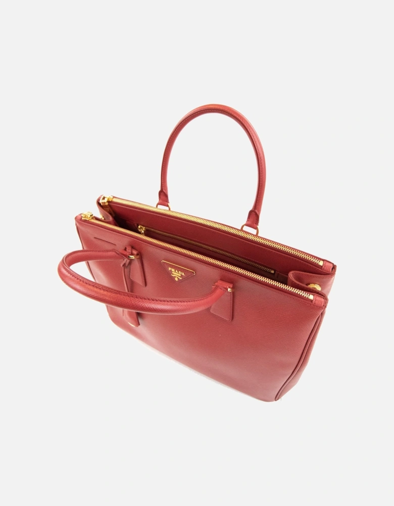 Galleria Saffiano Leather Large Bag Red
