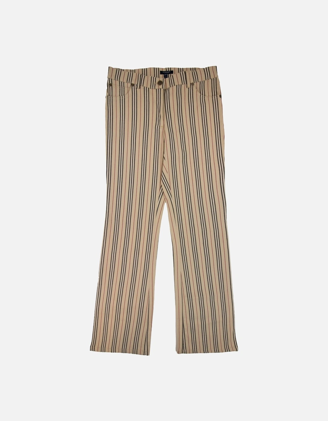 Maidstone Stripe Wide Leg Trouser Beige, 5 of 4