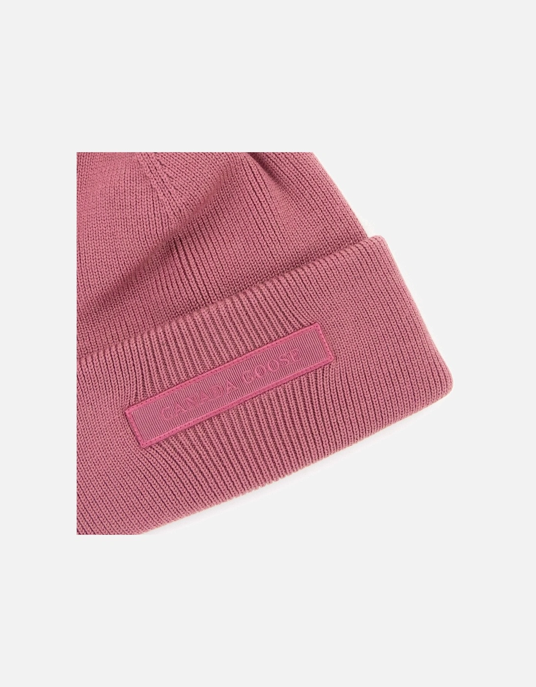 Tonal Emblem Beanie Soft Mauve