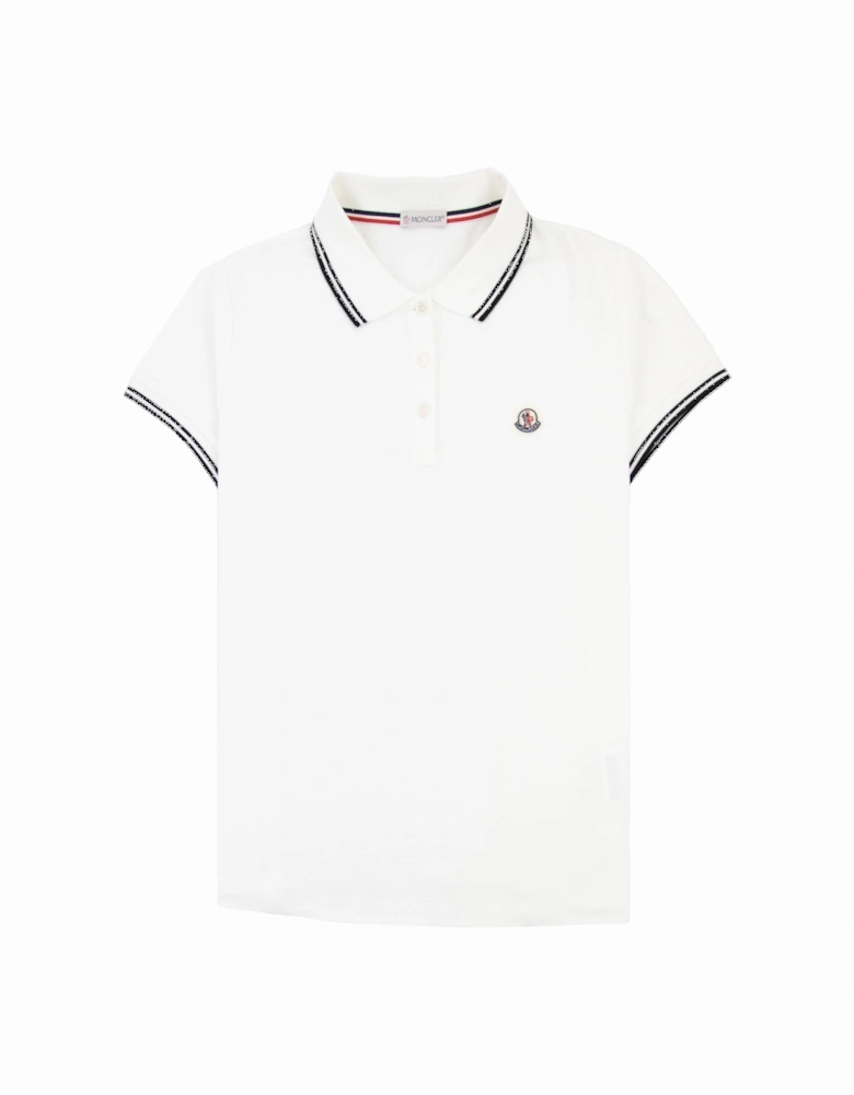 Moncler Women Magila Monica Polo White 034