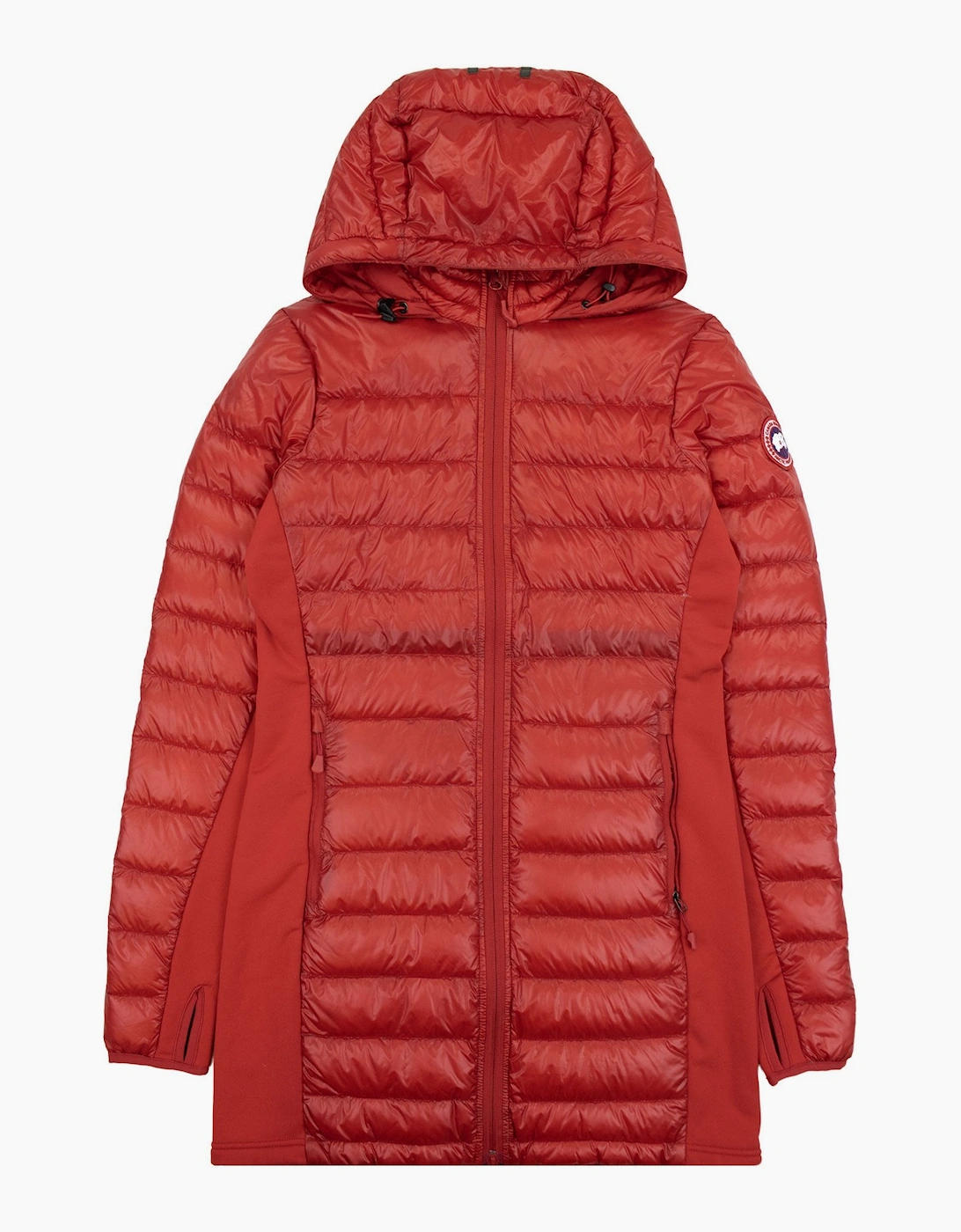 Women's Canada Goose Hybridge Lite Hooded Coat Red - Size: 12