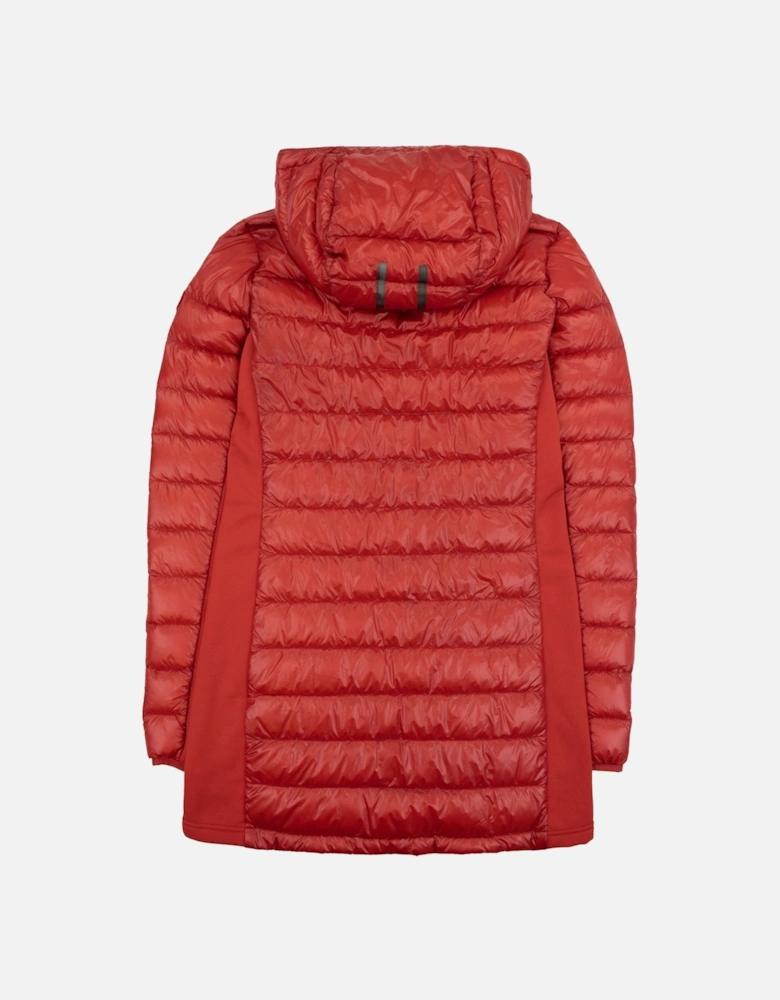 Hybridge Lite Hooded Coat Red